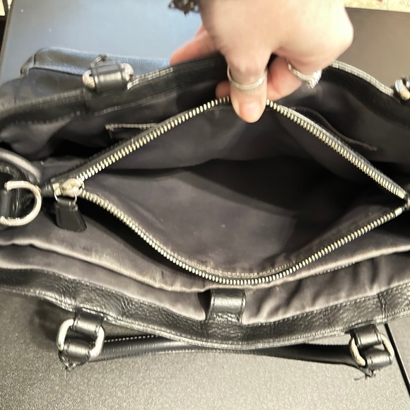 COACH Park Signature Large Carryall tote. F23292. Jacquard Fabric & Leather Trim - Picture 7 of 16